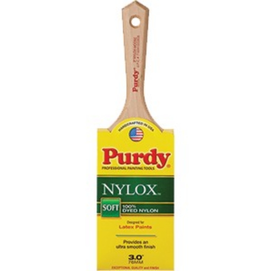 Picture of 3" 100% Dyed Nylon Soft Nylox Moose Paint Brush