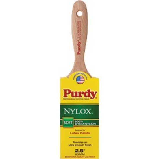Picture of 2-1/2" 100% Dyed Nylon Soft Nylox Sprig Paint Brush