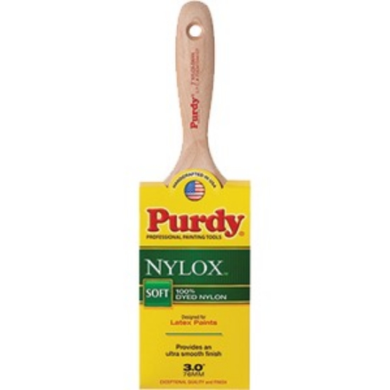 Picture of  3" 100% Dyed Nylon Soft Nylox Swan Paint Brush