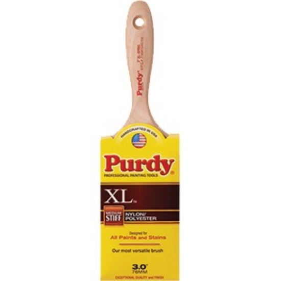 Picture of 3" Purdy Nylon/Polyester Med Stiff XL Sprig Paint Brush        
