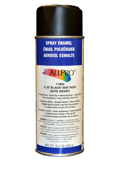 Picture of FLAT BLACK SPRAY ENAMEL