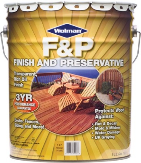 Picture of WOLMAN FINISH & PRESERVATIVE  NATURAL-PAIL