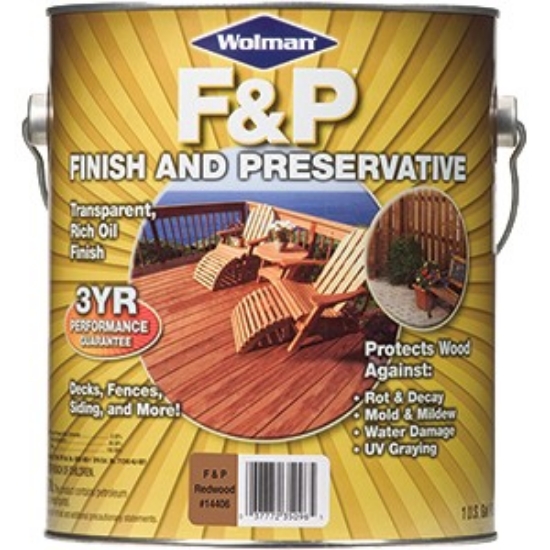 Picture of WOLMAN FINISH & PRESERVATIVE REDWOOD-GALLON