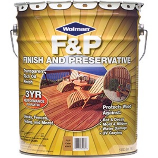Picture of WOLMAN FINISH & PRESERVATIVE CEDAR-PAIL