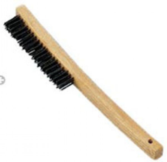 Picture of BENT HANDLE WIRE BRUSH WITH SCRAPER