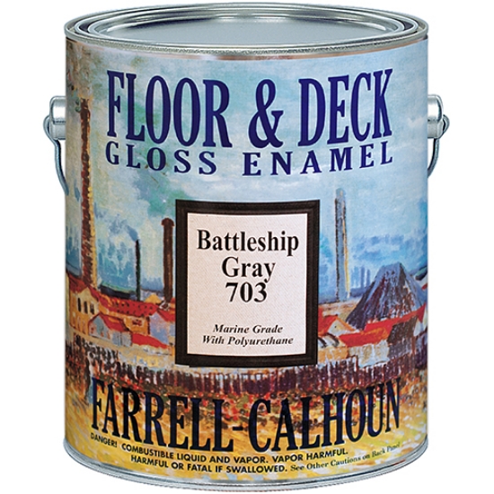 Picture of 703 Battleship Gray Interior/Exterior Floor And Gloss Enamel