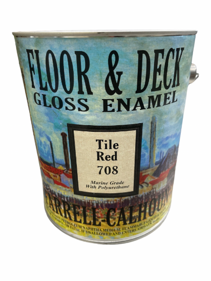Picture of 708 Tile Red Interior/Exterior Floor And Gloss Enamel
