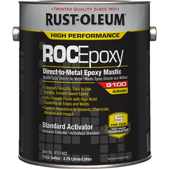 Picture of NS- ROCEpoxy Direct-to-Metal Epoxy Mastic 9100 Standard Activator Gloss Finish