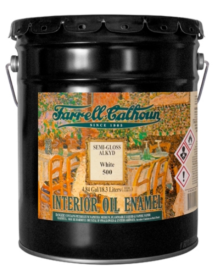 Picture of 500 Interior Oil-Based Semi-Gloss  Alkyd Enamel