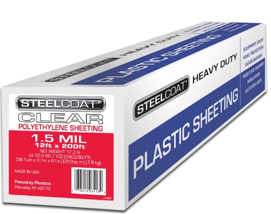 Picture of 12 X 200' 1.5 MIL PLASTIC