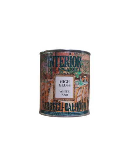 Picture of 580 Interior Oil-Based High-Gloss White Alkyd Enamel
