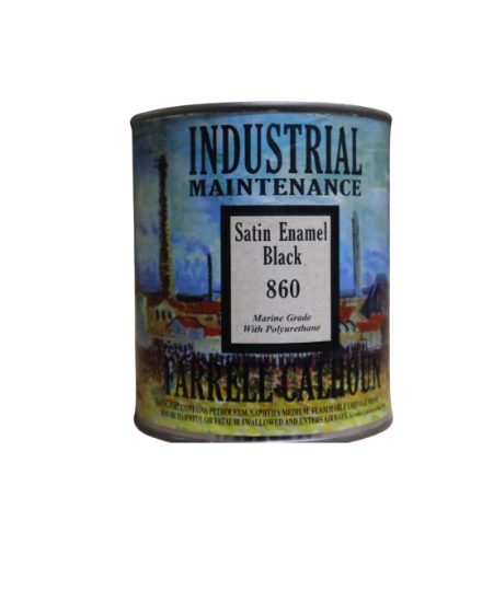 Picture of 860 Satin Black Wrought Iron Industrial Interior/Exterior Gloss Enamel