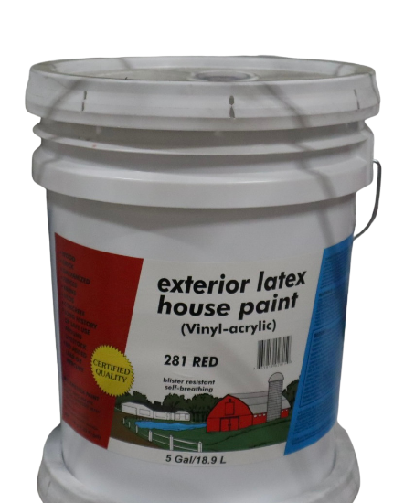 Picture of 281 R&Barn Latex Flat Red
