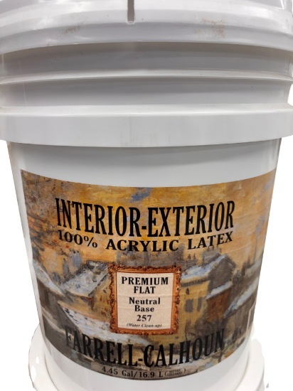 Picture of 257 Interior/Exterior Flat Latex Neutral Base