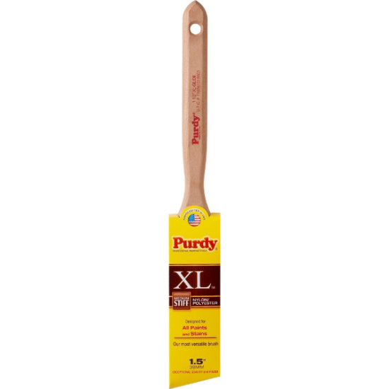 Picture of 1/2" Nylon/Polyester Med Stiff XL Glide Angular Trim Paint Brush