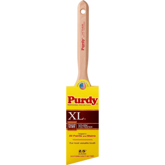 Picture of 2.5" Nylon/Polyester Med Stiff XL Glide Angular Paint Brush 