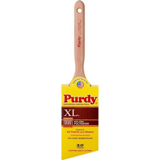 Picture of 3" Nylon/Polyester Med Stiff XL Glide Angular Paint Brush