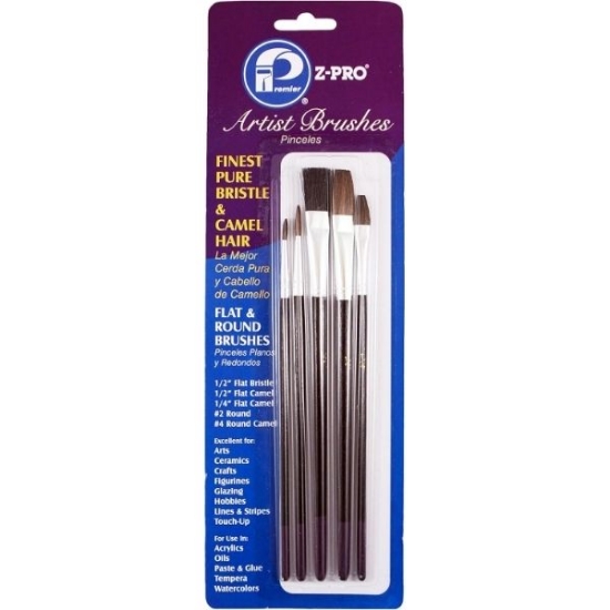 Picture of 5PC BRISTLE & CAMEL HAIR