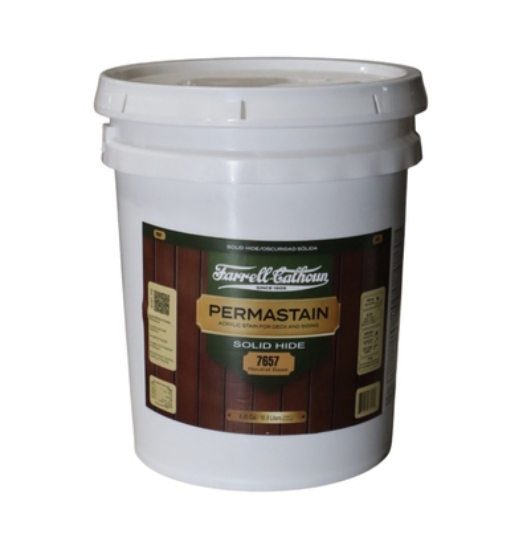 Picture of 7657 Neutral Base Permastain Acrylic Deck And  Siding  Solid Hide Stain