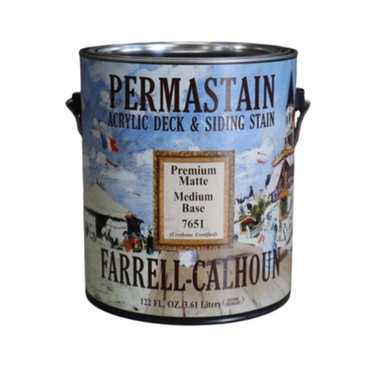 Picture of 7651 Medium Base Permastain Acrylic Deck and Siding Solid Hide Stain