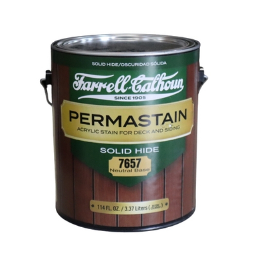 Picture of 7657 Neutral Base Permastain Acrylic Deck And Siding Solid Hide Stain