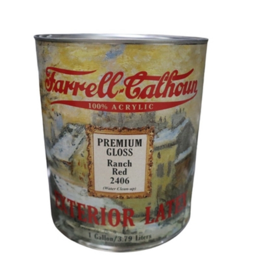 Picture of 2406 Exterior Latex Gloss Ranch Red