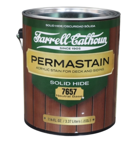 Picture of 7651 Medium Base Permastain Acrylic Deck and Siding Solid Hide Stain
