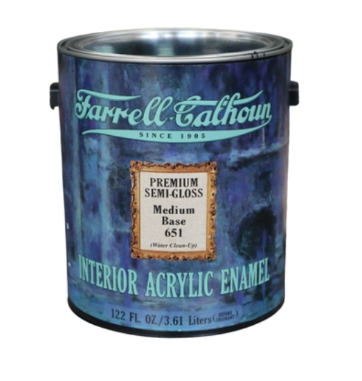 Picture of 651 Medium Base Interior 100% Acrylic Semi-Gloss Latex Enamel