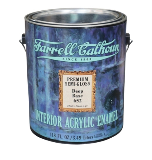 Picture of 652 Deep Base Interior 100% Semi-Gloss Latex Enamel