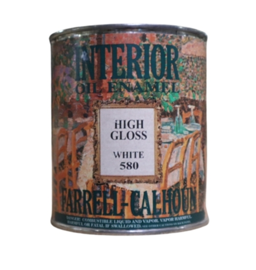 Picture of 580 Interior Oil-Based High-Gloss White Alkyd Enamel