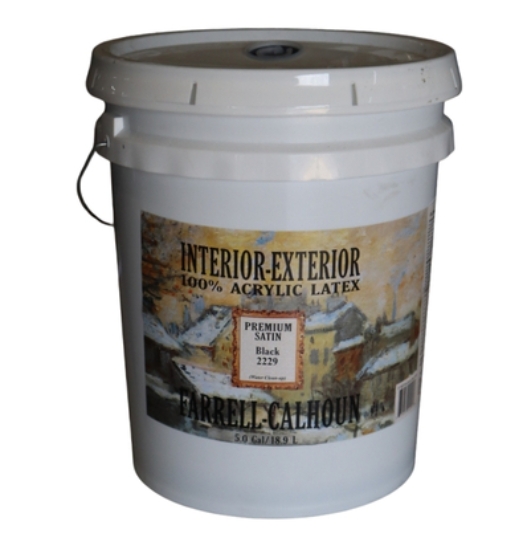 Picture of Exterior Latex Satin Black