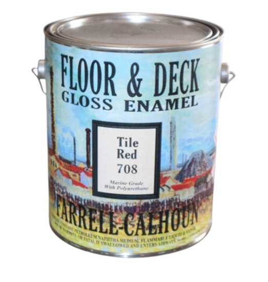 Picture of 708 Tile Red Interior/Exterior Floor And Gloss Enamel