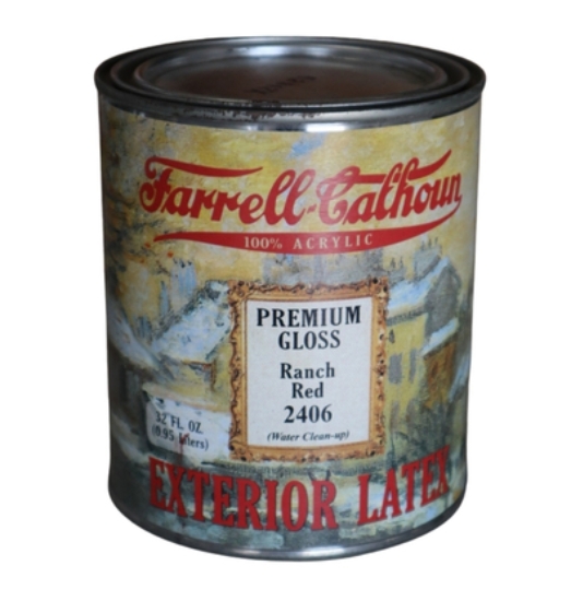 Picture of 2406 Exterior Latex Gloss Ranch Red