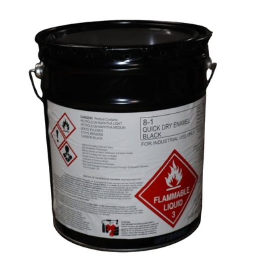 Picture of 8-1 Black Quick Dry Ready To Spray High Gloss-Enamel