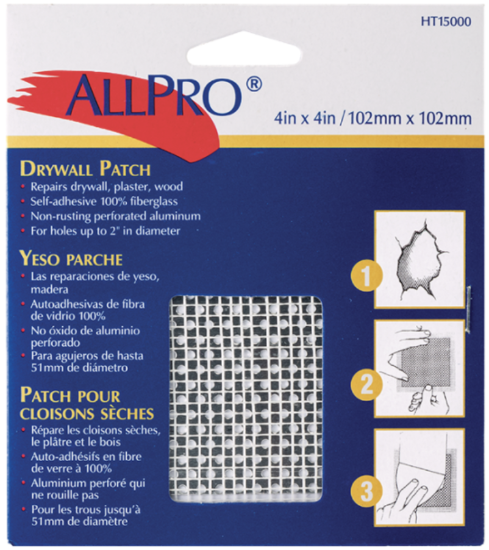 Picture of 4" X 4" APRO WALL PATCH