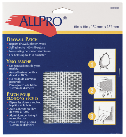 Picture of 6" X 6" APRO WALL PATCH