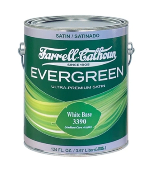 Picture of 3390 Evergreen  Acrylic Satin White Base