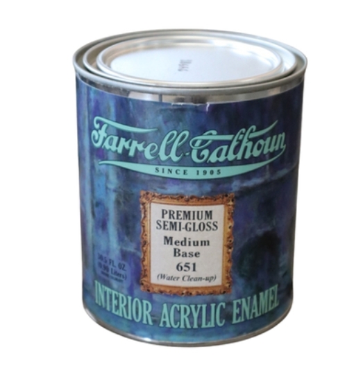 Picture of 651 Medium Base Interior 100% Acrylic Semi-Gloss Latex Enamel