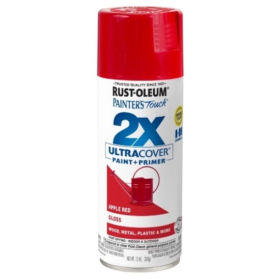 Picture of 2X SPRAY GLOSS APPLE RED